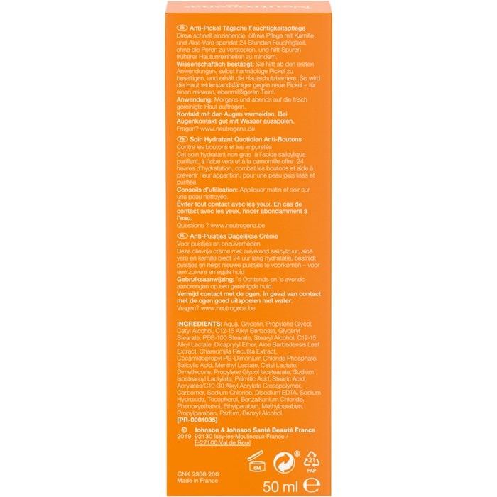 Anti-Pickel Tägliche Feuchtigkeitspflege