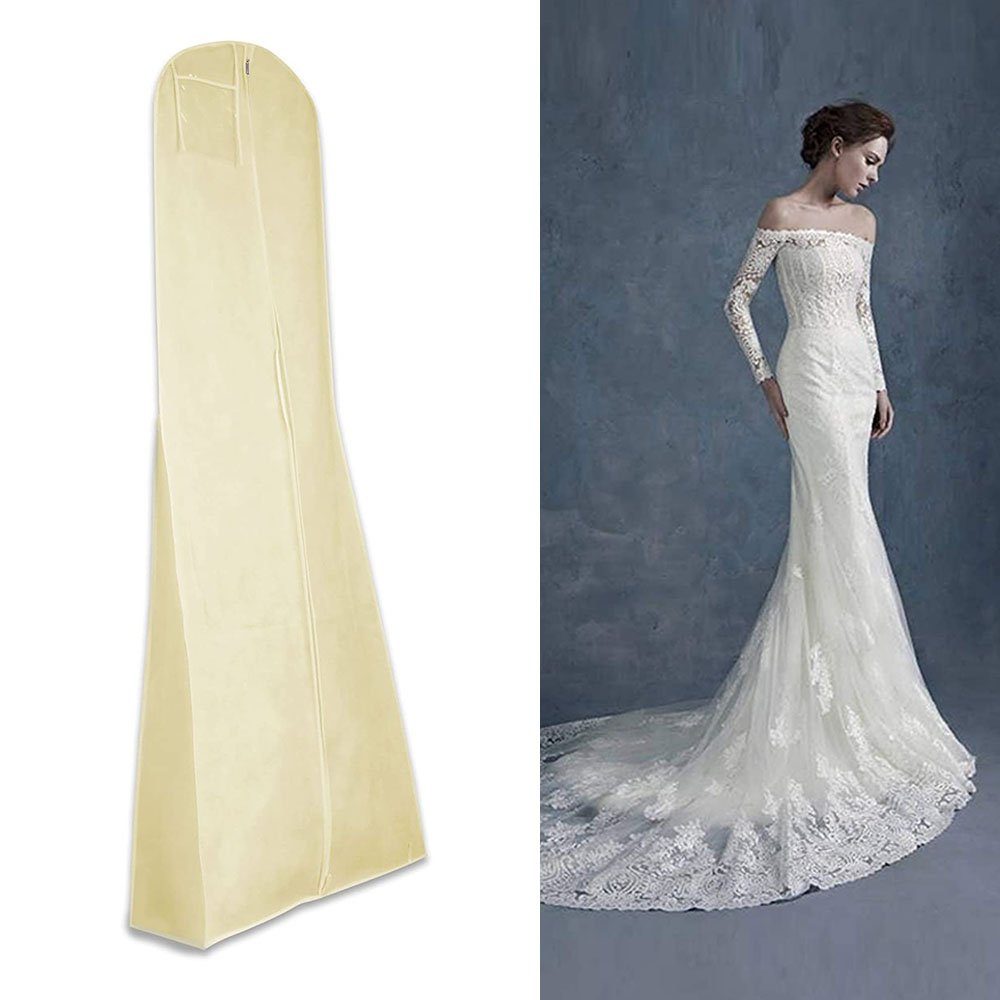 Einemgeld Kleiderschutzhülle Kleidersack für Brautkleider für Brautkleider Abendkleider180x80x22cm