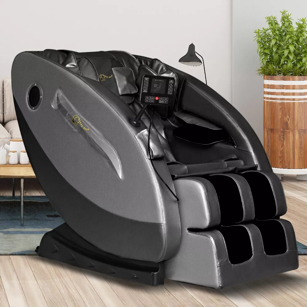 Happy Home Happy Home elektrischer Massagesessel mit Airbag Massage für Arme, Beine und Schultern schwarz
