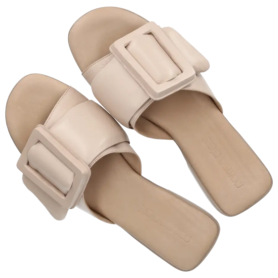 Pomme D`OR - Pantoletten 0683A Nappaleder - beige
