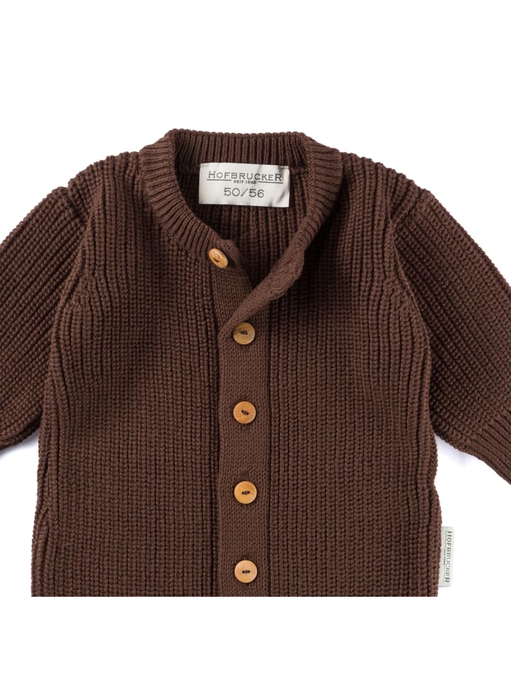 Hofbrucker Strickoverall in schoko günstig kaufen 62/68