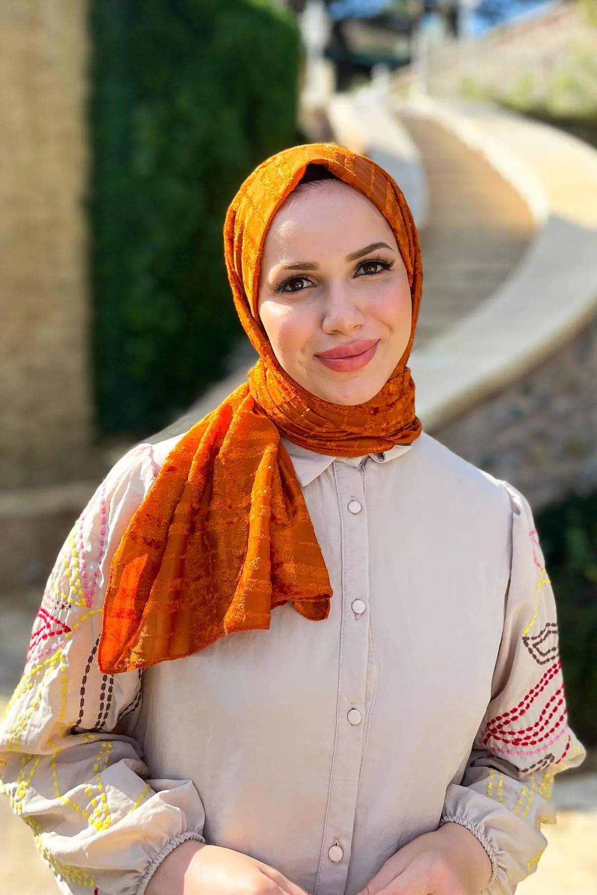 Armine  Trend Strickschal 3 - ATS3OR-11 - Orange