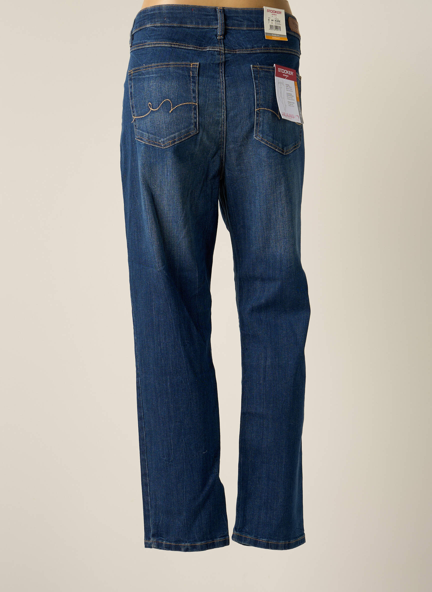 Stooker Jeans Coupe Slim Femme couleur bleu
