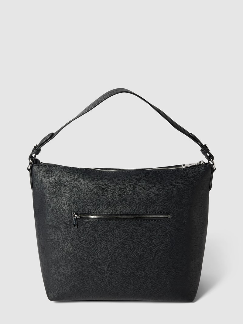 Hobo Bag mit Label-Schriftzug Modell 'lettera 1.0 dalia' in black