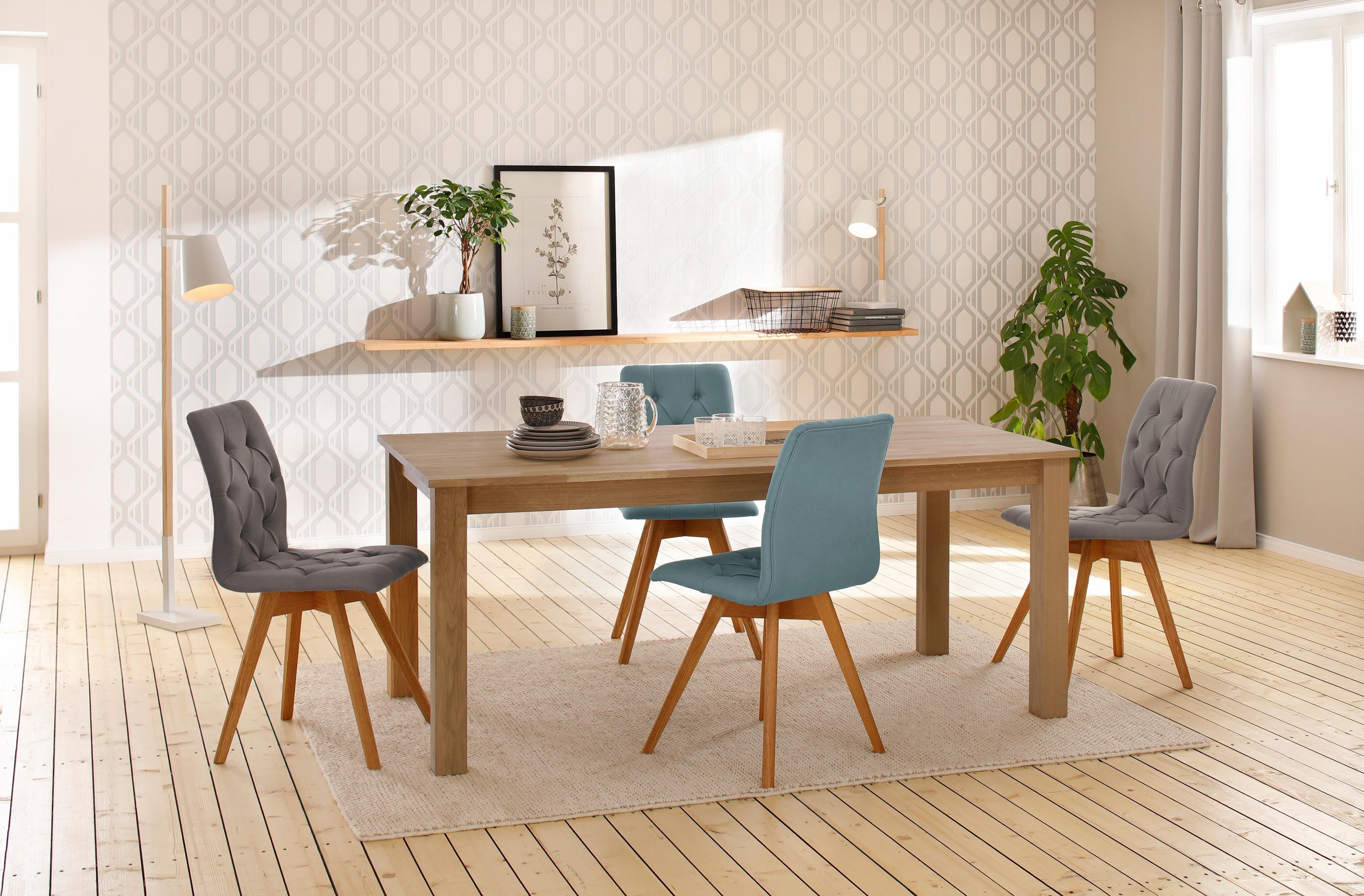 andas 4-Fußstuhl Rania (Set, 2 St), Im 2er/4er/6er-Set, aus der freundin Home Collection