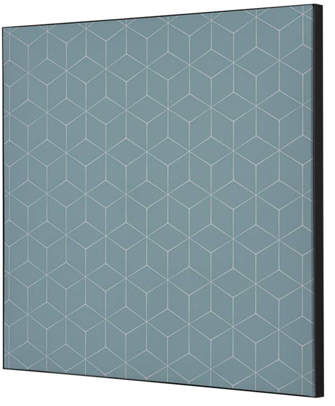 SHOWDOWN Textile Wanddekoration Hexagon Mehrfarbig Aluminium