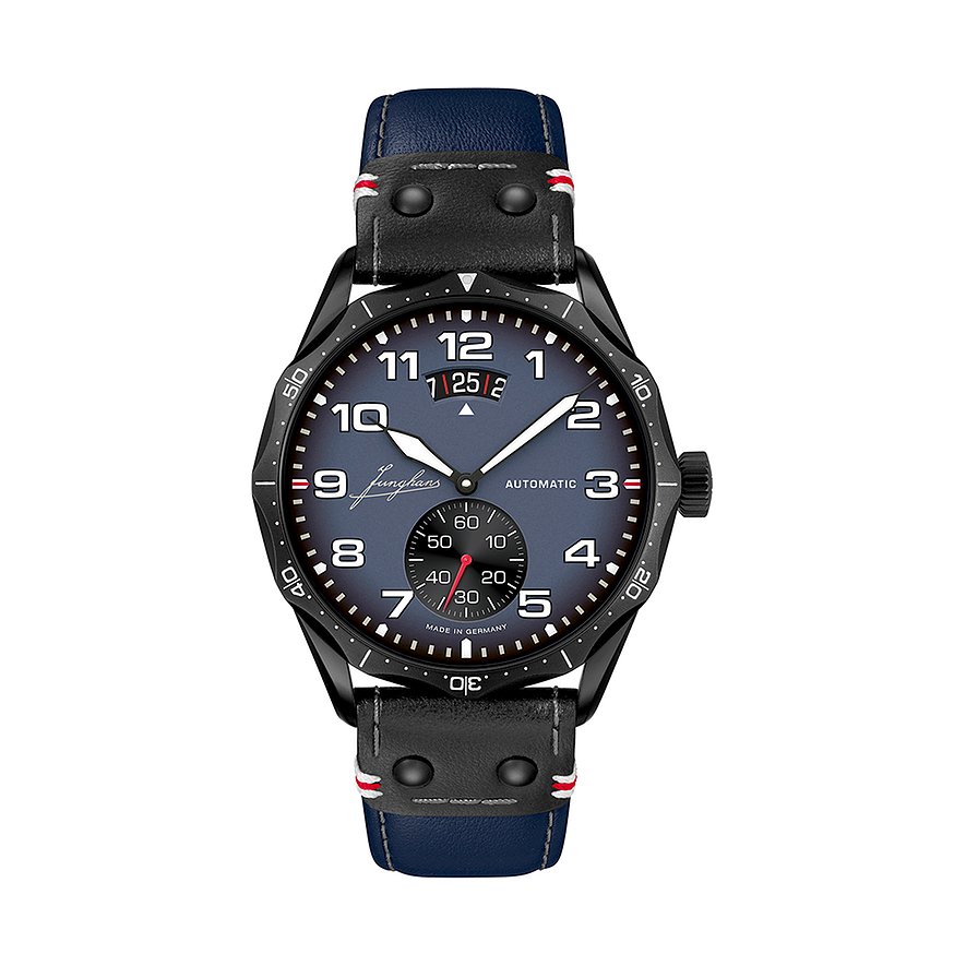 Junghans Unisexuhr Meister Pilot Automatic Navy Blue