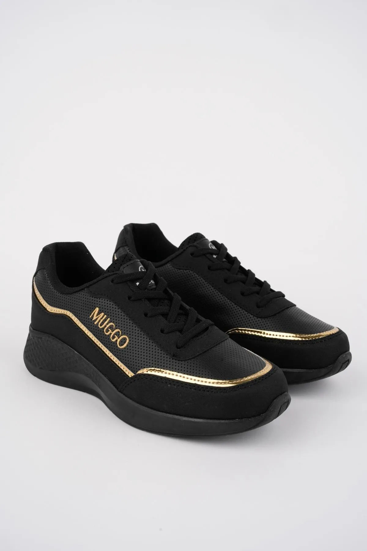 MUGGO  Glückliche garantierte orthopädische Damen-Schnürschuhe für den täglichen Gebrauch, stilvolle, bequeme Sneaker-Sportschuhe