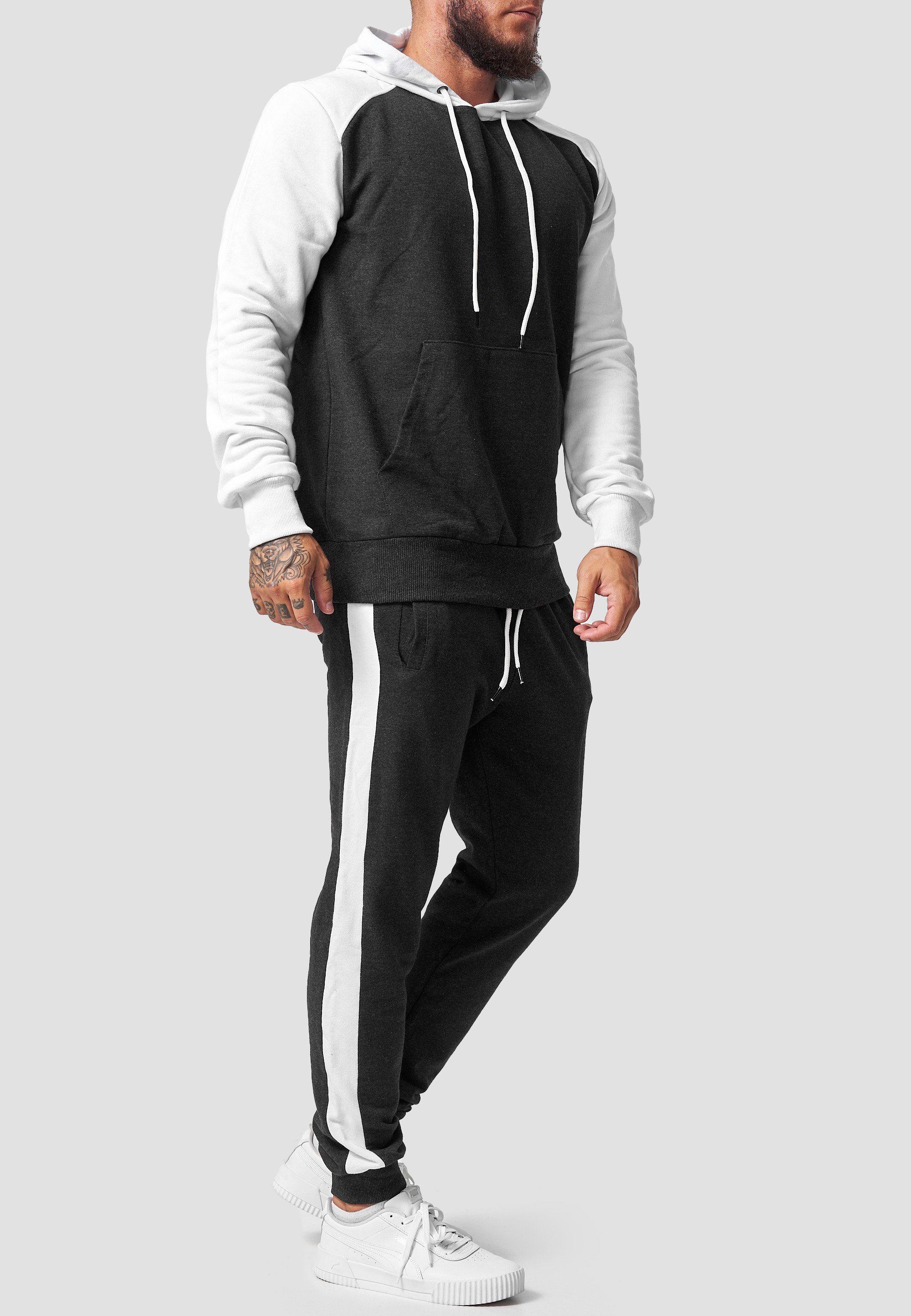 OneRedox Jogginganzug JA-1639C (Sportanzug Jogger Trainingsanzug), Fitness Freizeit Casual