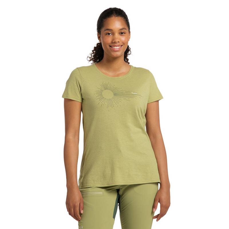 Haglöfs Träd Tee Print Funktionsshirt Damen