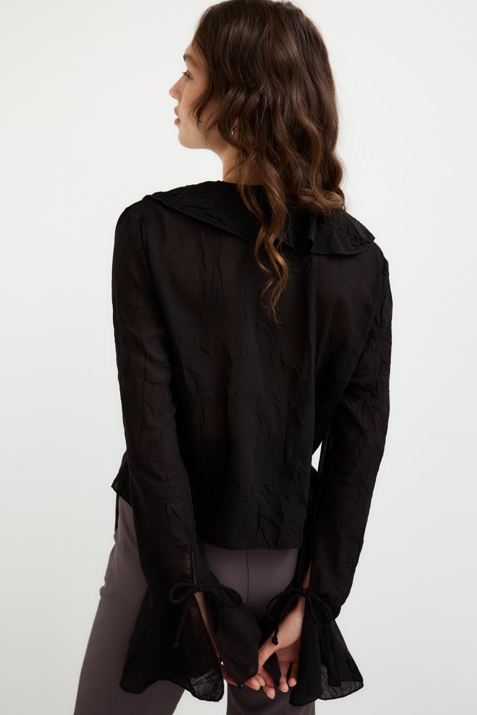 Cilla frill blouse