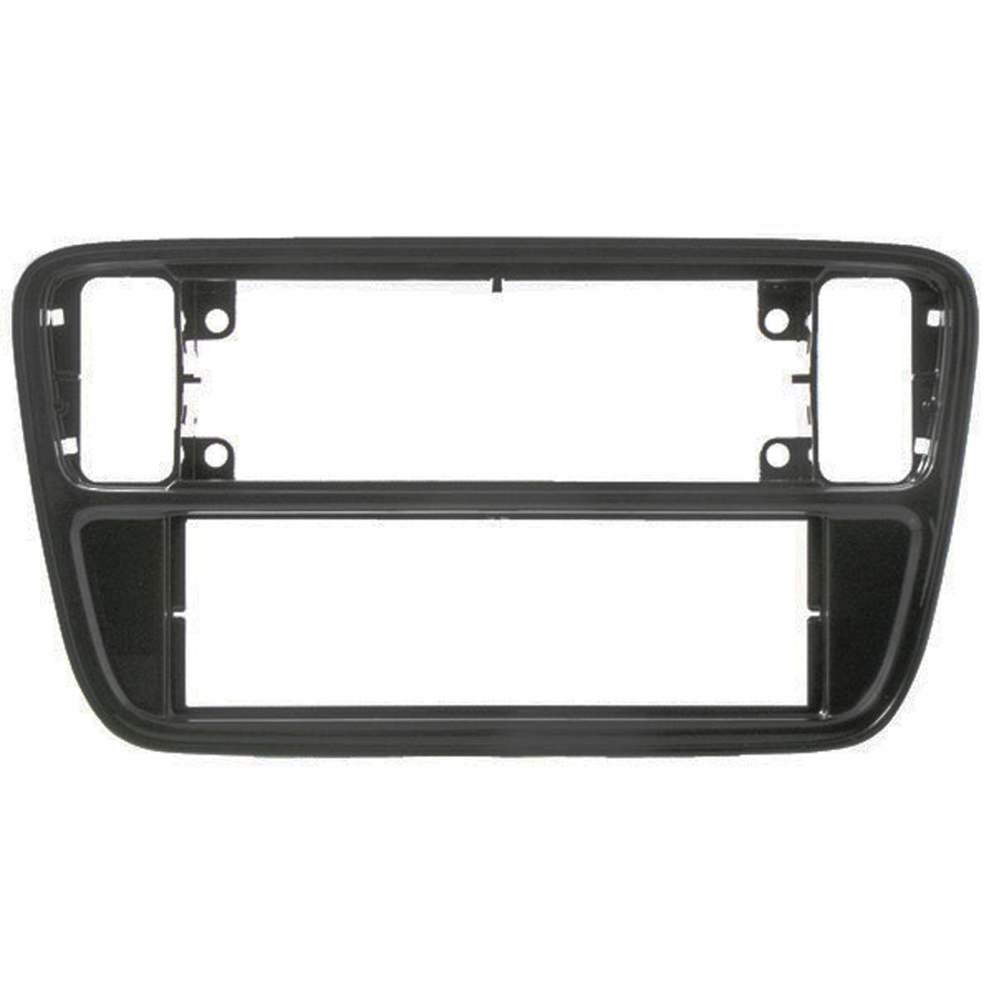 Radioblende 03197 von Phonocar, schwarz glänzend, passend für VW Up, Seat Mii, Skoda CityGo, 1 Stück - ATU