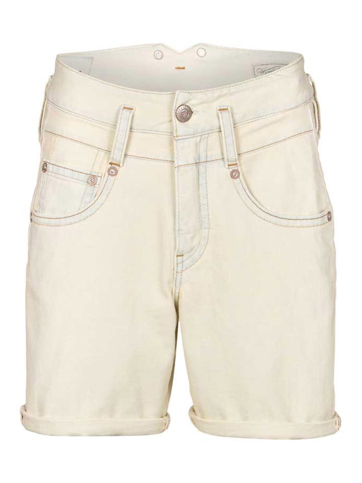 Herrlicher Jeans-Shorts in Beige günstig kaufen