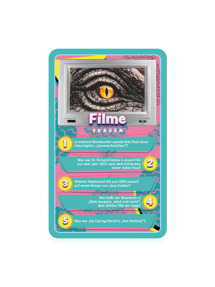 Winning Moves Top Trumps Quiz 90er Ratespiel Wissensspiel in bunt günstig kaufen onesize