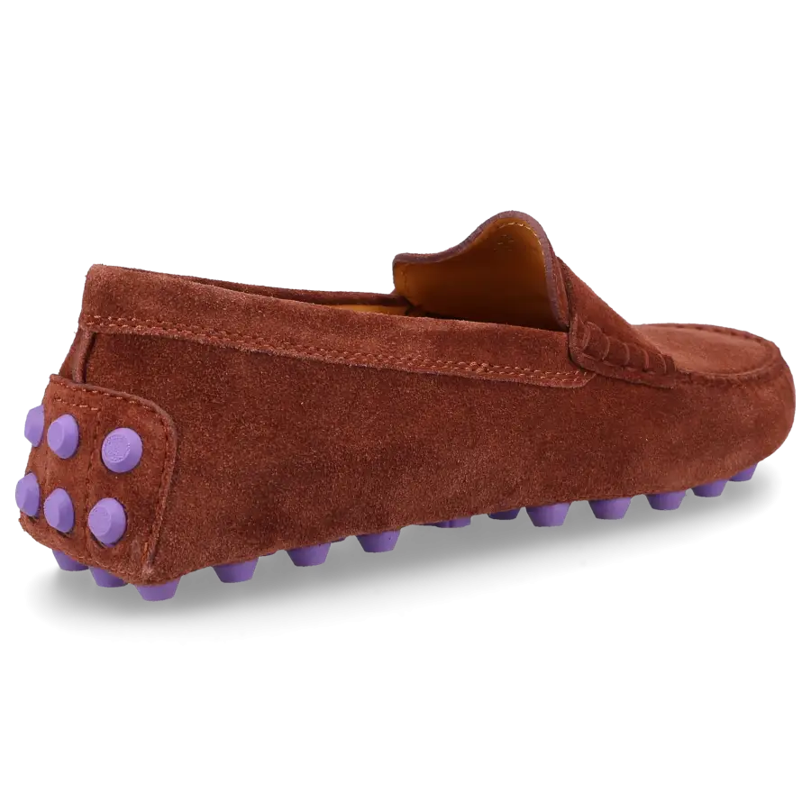 Tod's - Mokassins GOMMINO Veloursleder - braun