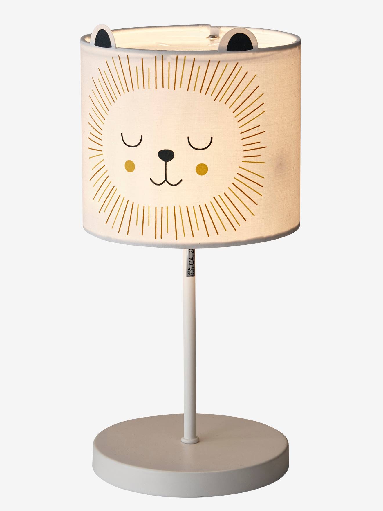 Lampe de chevet Lion beige