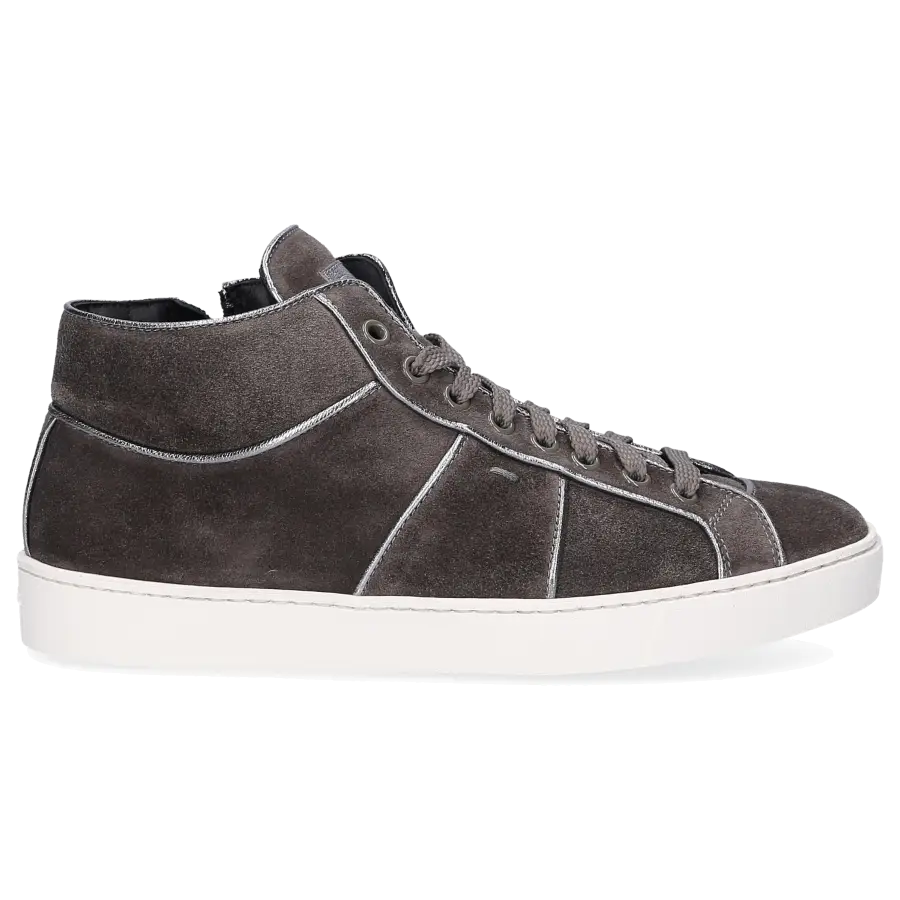 Santoni - Sneaker high 60429 taupe - grau