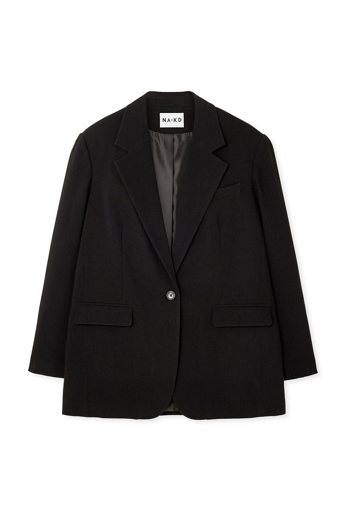 Oversize Maxi-Blazer mit einem Knopf