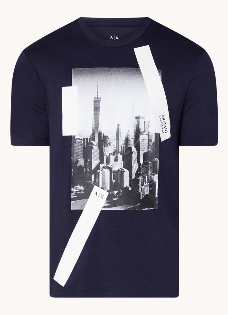 Armani Exchange T-krekls ar logotipa apdruku