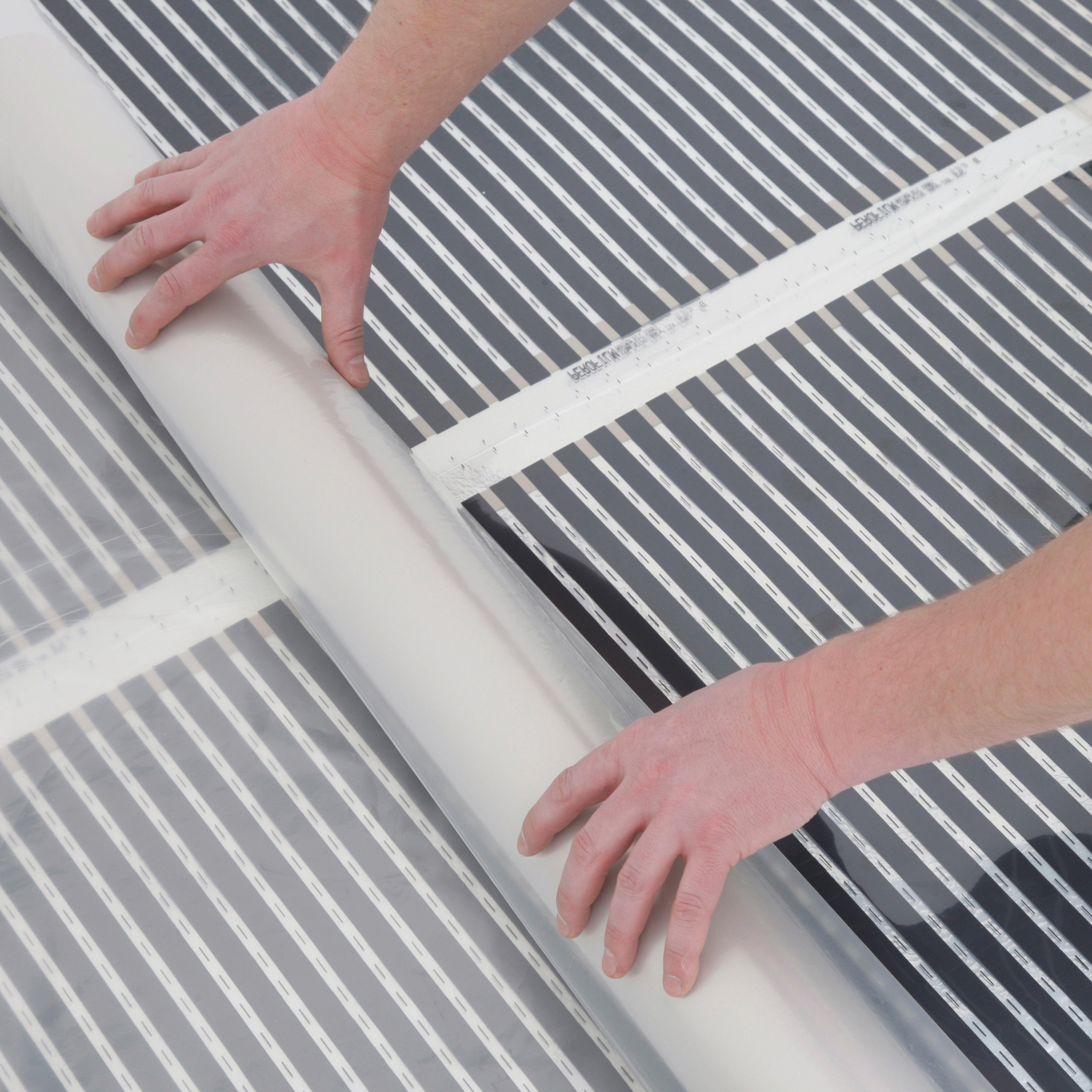 PEROBE Fußbodenheizung Elektrische Fußbodentemperierungsfolie, Heizfolie 230 Volt