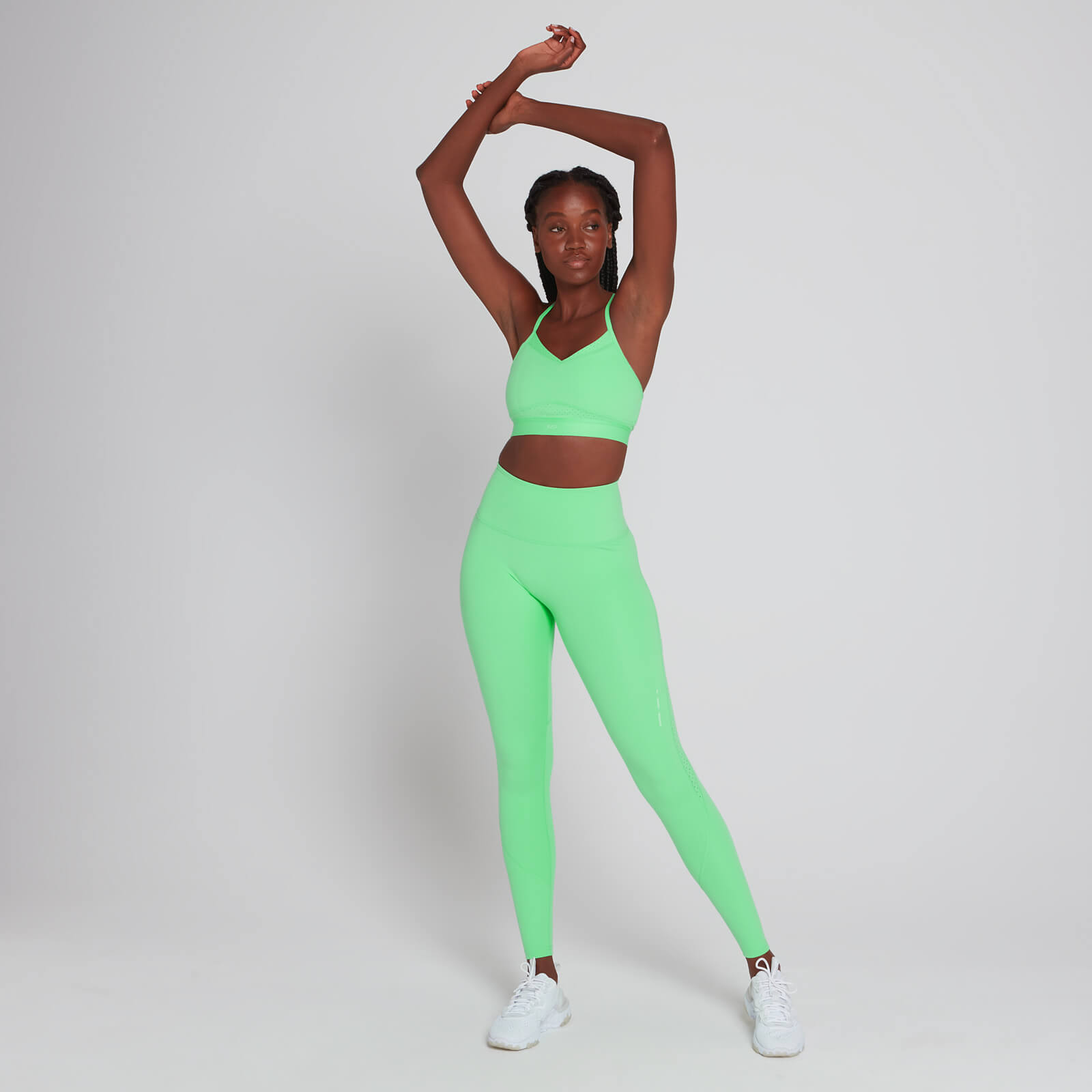 Brassière de sport à bretelles MP Power Ultra pour femmes – Vert printemps