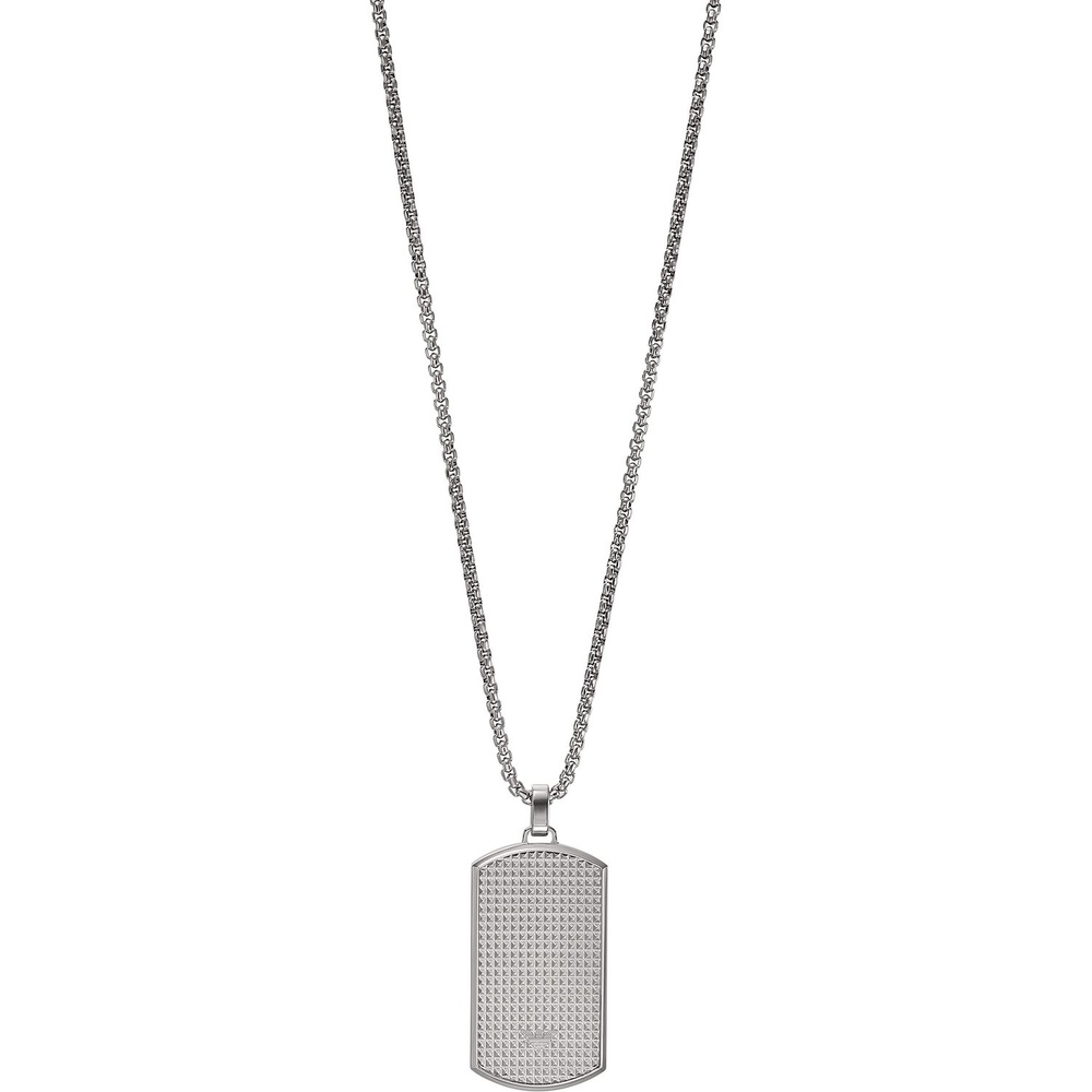 Emporio Armani Chaînette Acier inoxydable collier
