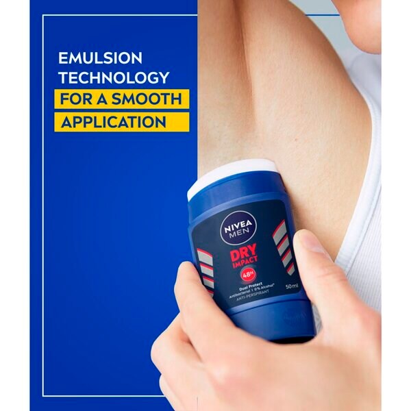 NIVEA Men Dry Impact antiperspirant tyčinka 50 ml