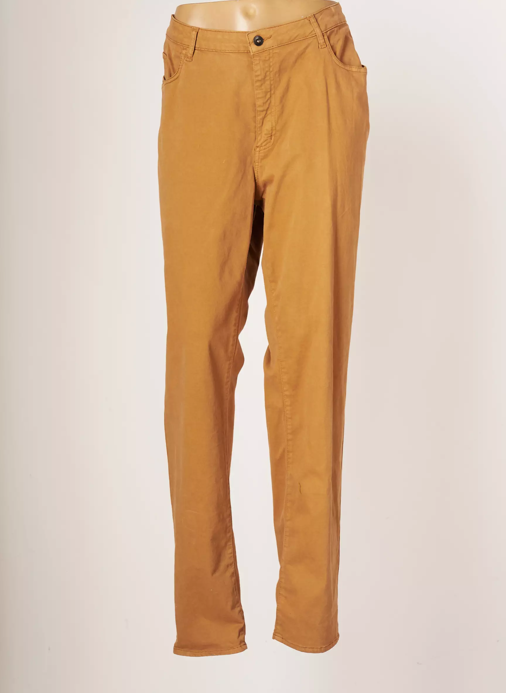Jumfil Pantalons Slim Femme couleur marron