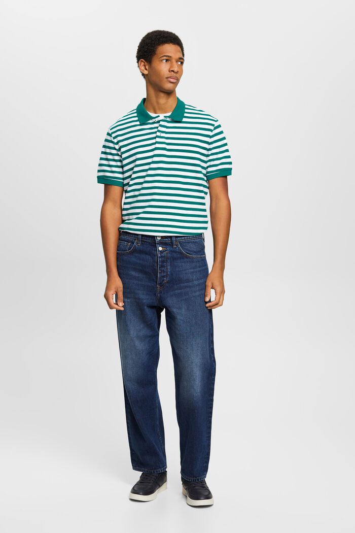 Gestreiftes Slim-Fit-Poloshirt