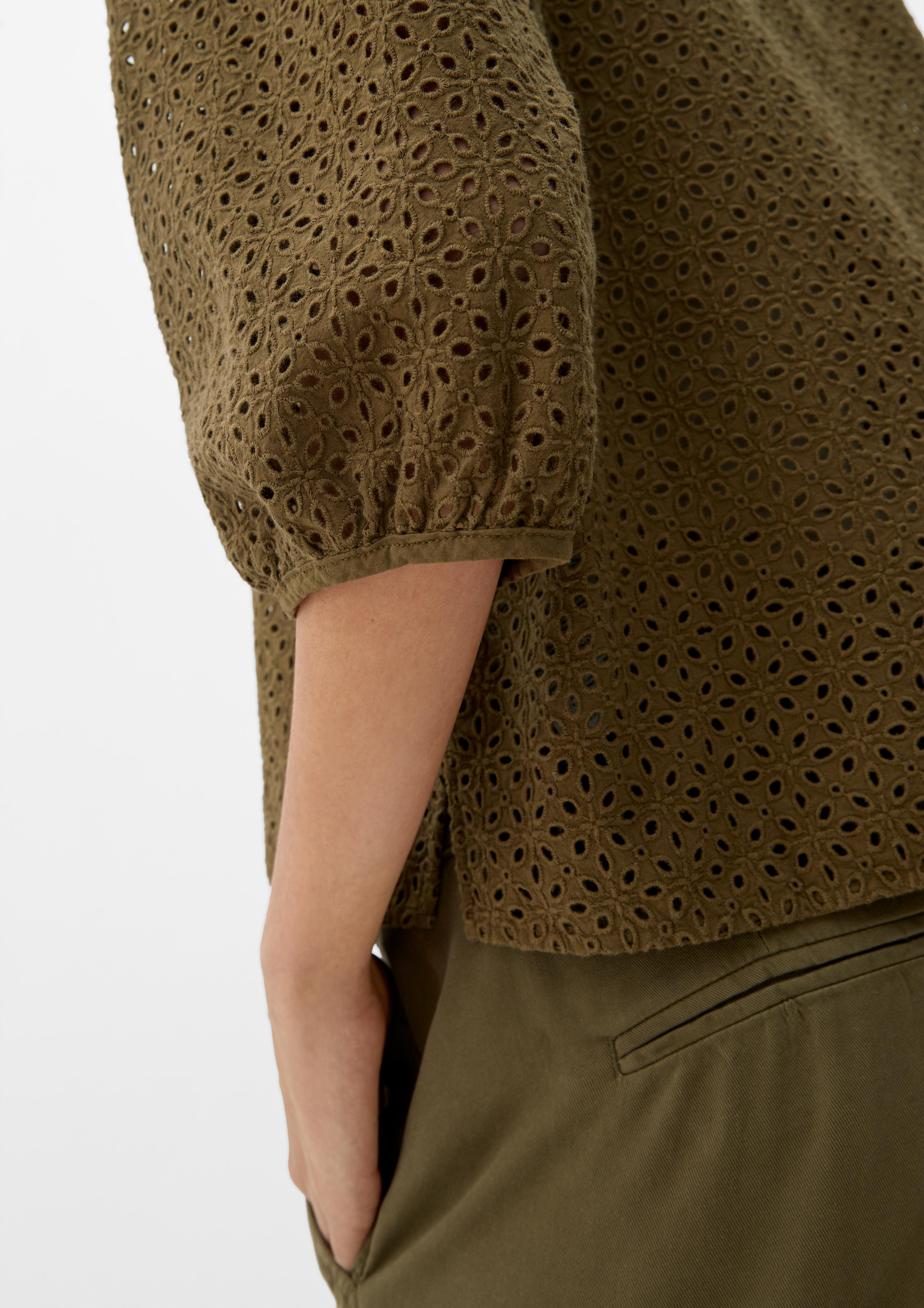 Bluse aus Broderie Anglaise  2128356-77L4