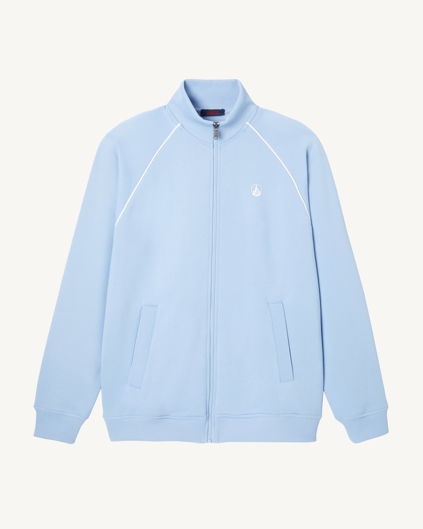 Veste zipée homme en coton biologique Bleu clair Craig