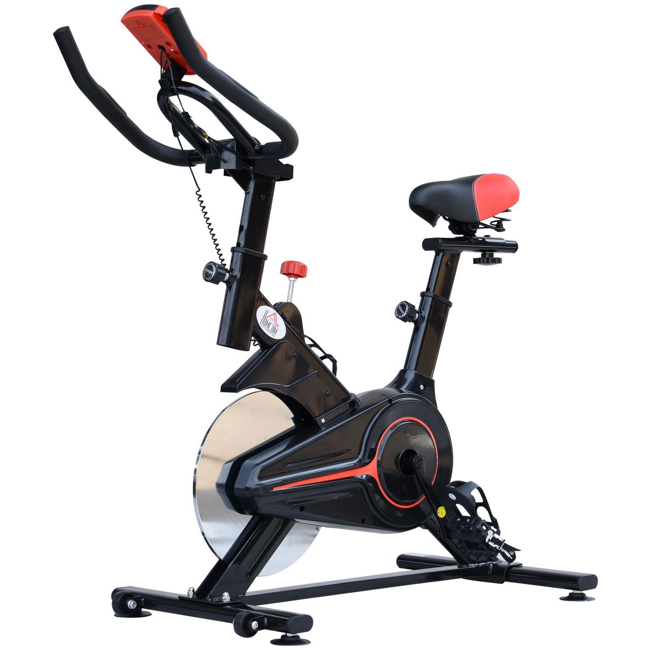 Outsunny HOMCOM Indoor Cycling Bike Trainer Home Gym Fahrradtrainer Fitnessfahrrad