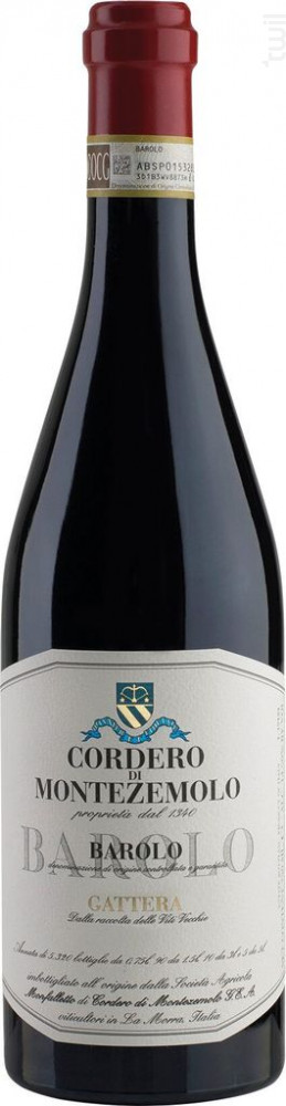 Gattera Cordero Di Montezemolo Vin Rouge●Barolo DOCG 2019 75cl