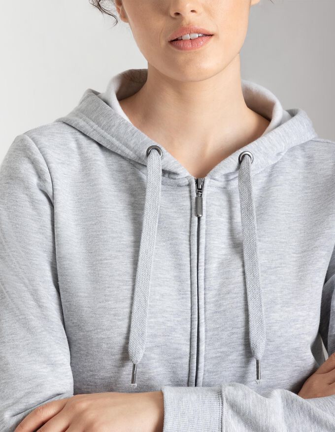 Sweatjacke - Kapuze