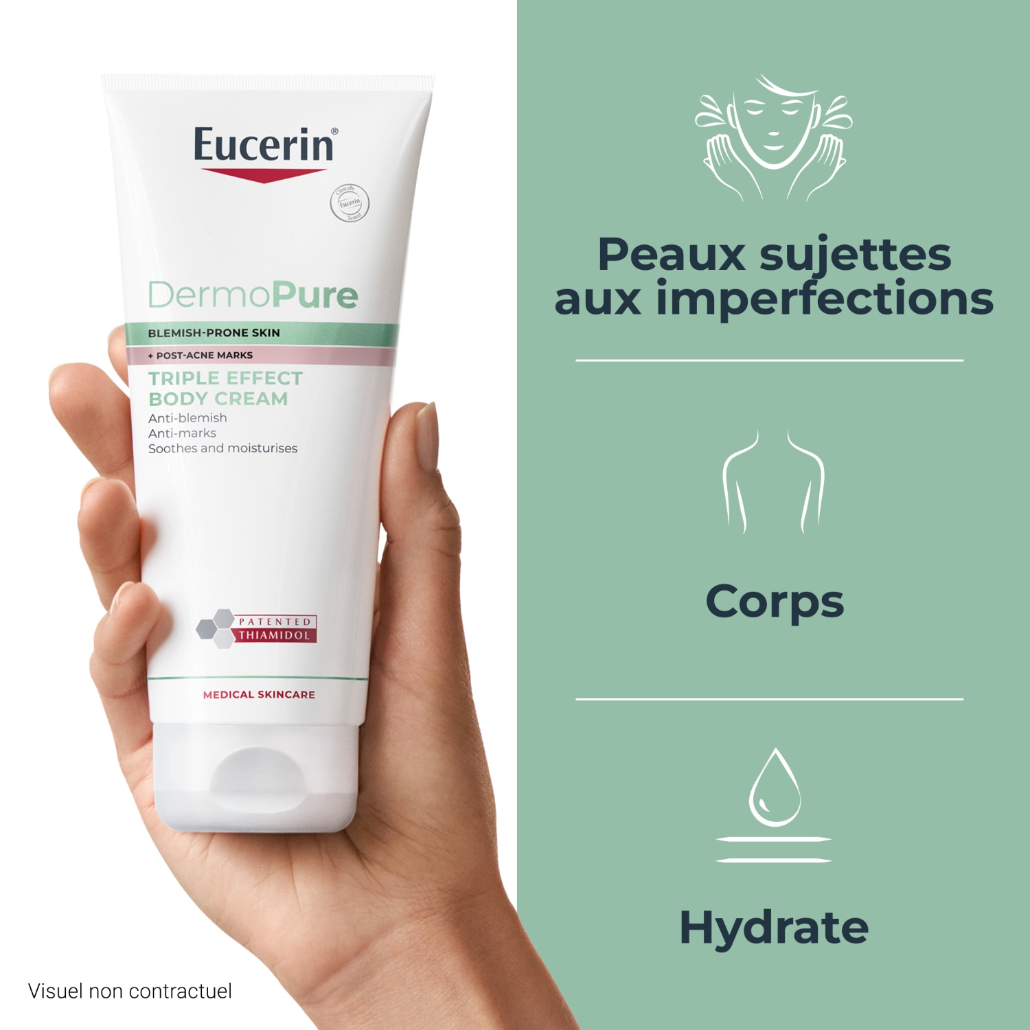 Eucerin DermoPure potrójnie działający krem do ciała