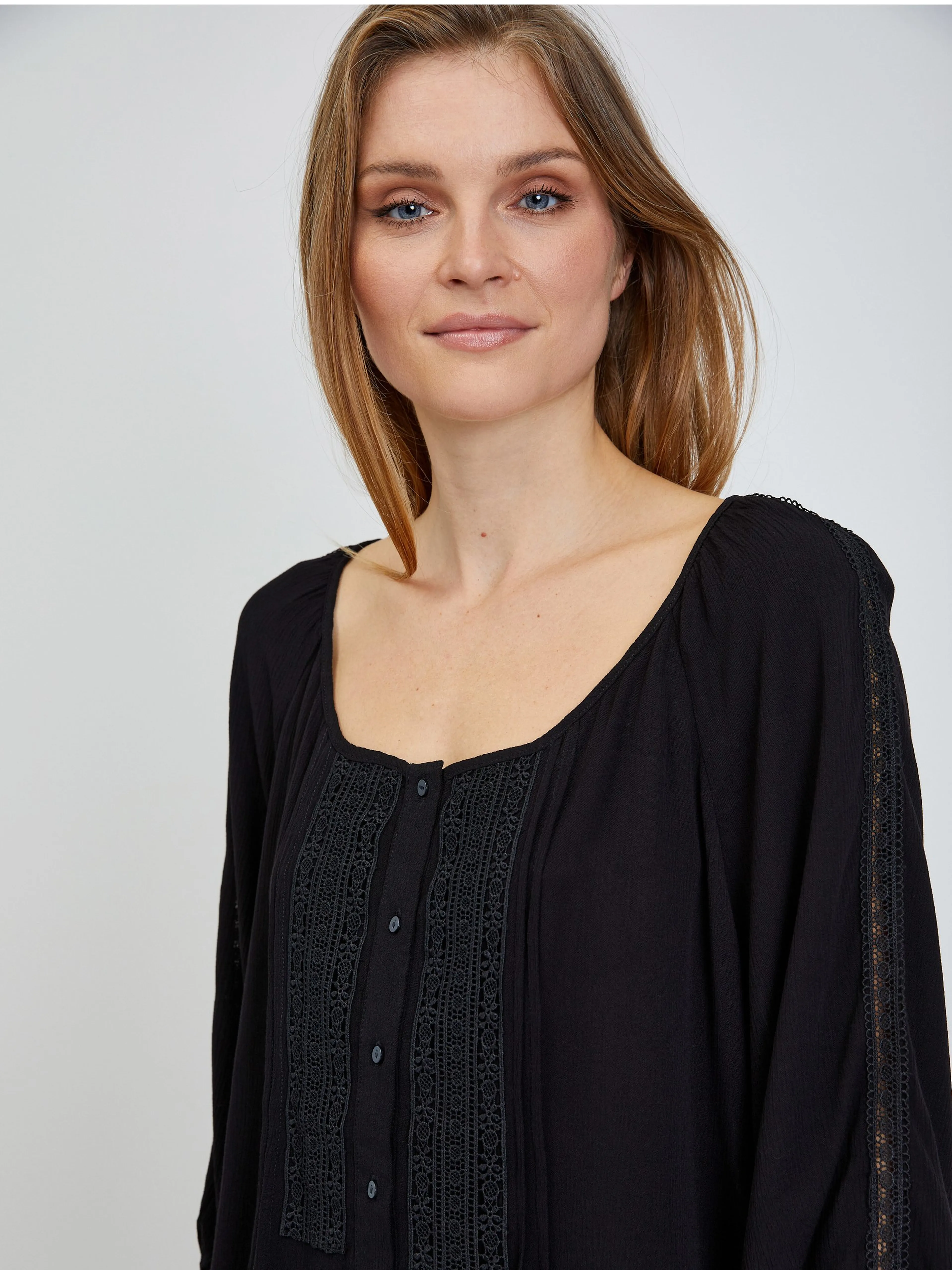 Schwarze Bluse ORSAY