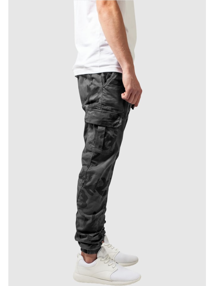 Urban Classics Urban Classics Cargo-Hosen in grey camo günstig kaufen