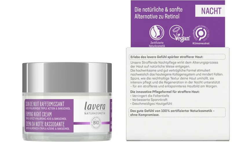 lavera Straffende Nachtpflege 50 ml