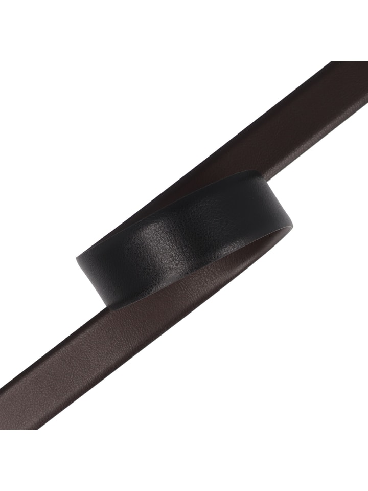 Strellson Gürtel Leder in black-d'brown günstig kaufen