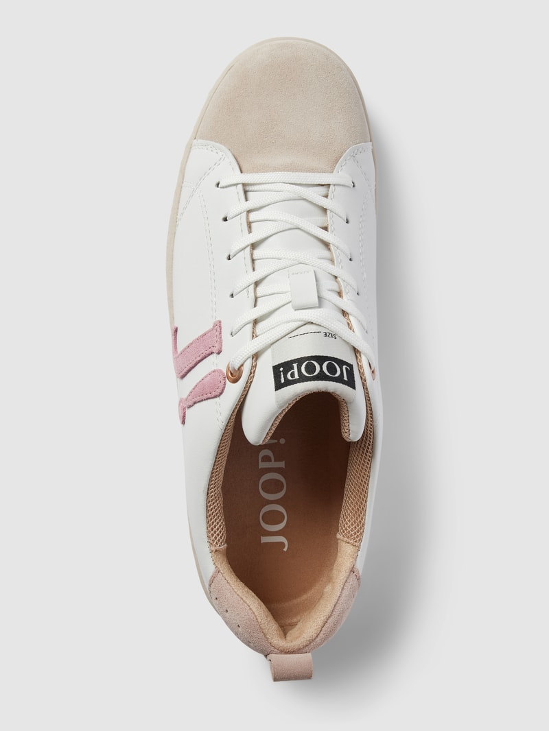 Sneaker mit Label-Detail Modell 'juno misto' in weiß