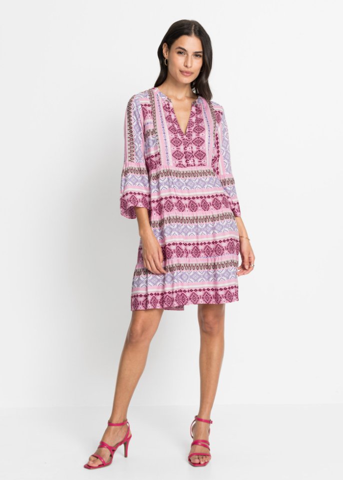 Tunika-Kleid aus nachhaltiger Viskose