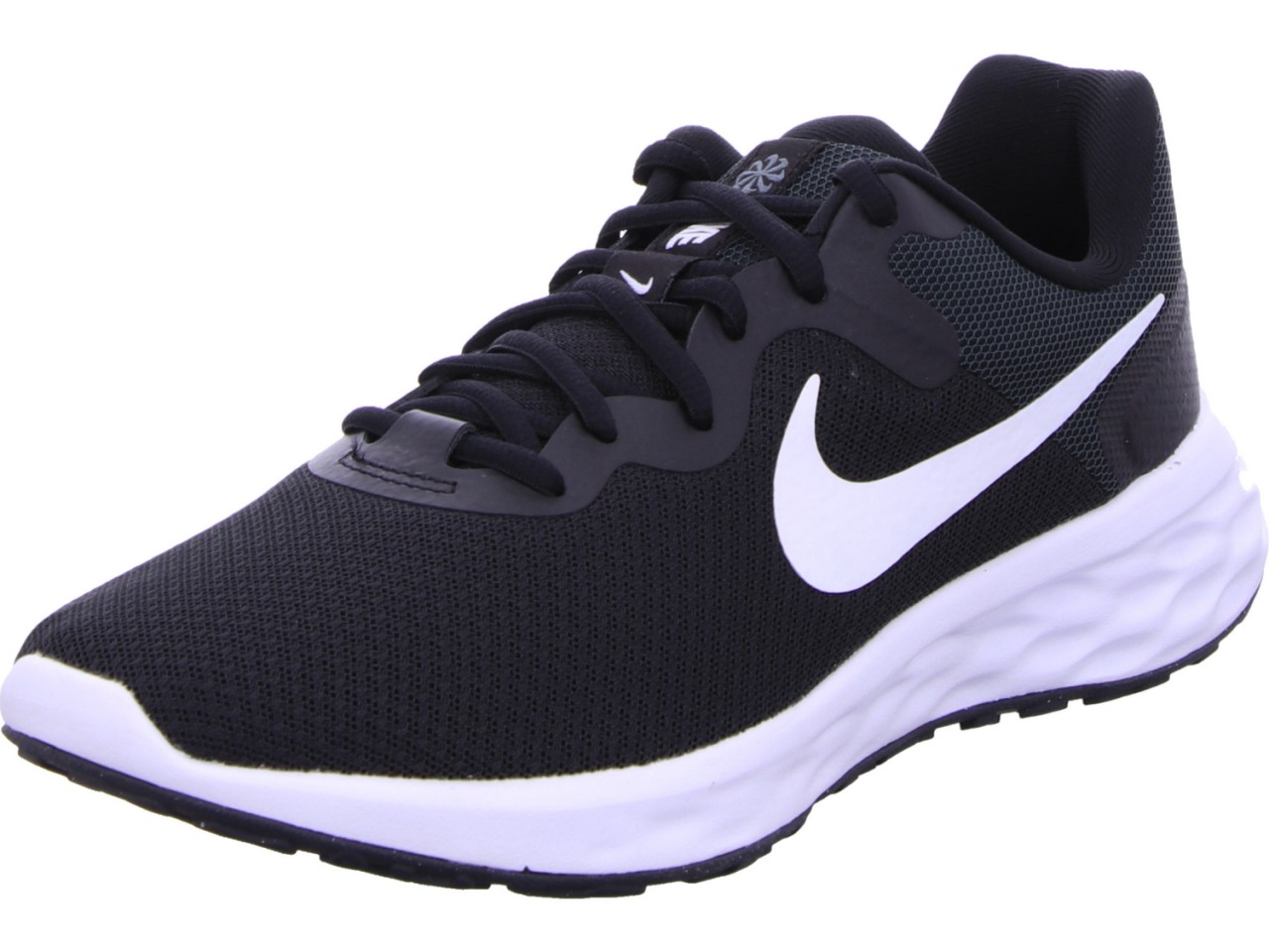 NIKE Freizeit Schnürer schwarz Revolution 6