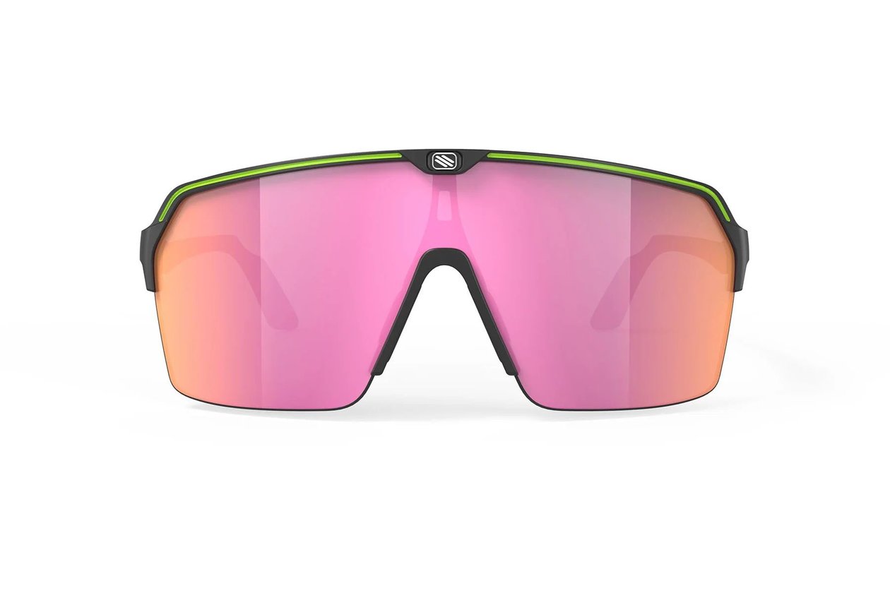 Rudy Project Spinshield Air Black Matte Nature Print / Multilaser Sunset
