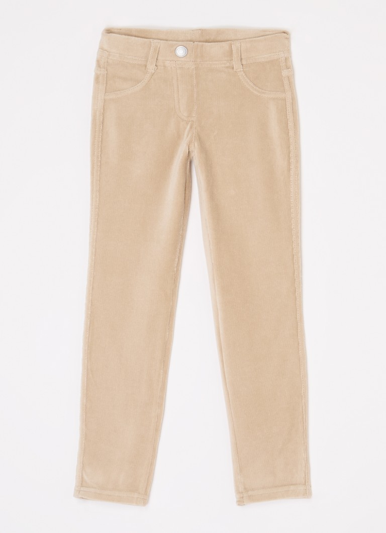 Pantaloni drepți din catifea reiată Benetton