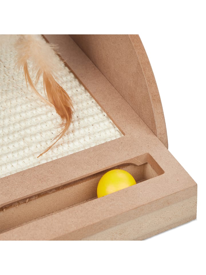 relaxdays Kratzspielzeug in Natur - (B)17 x (H)30 x (T)30 cm günstig kaufen onesize