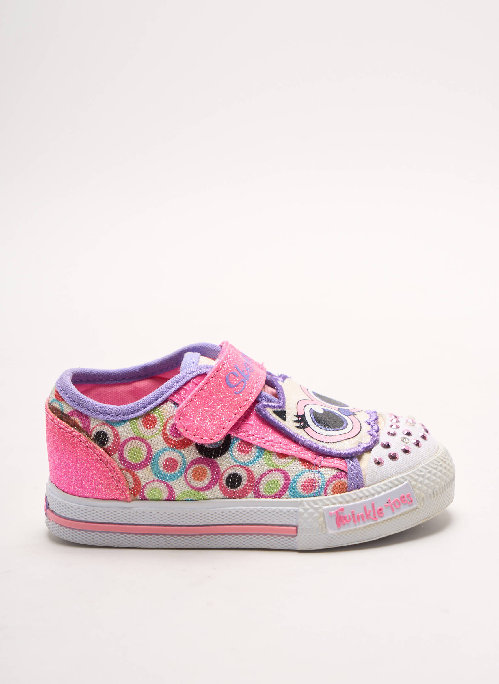 Skechers Baskets Fille couleur rose