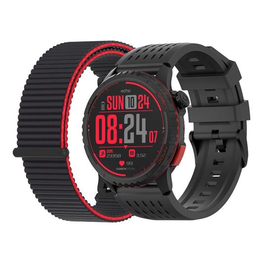 Smartwatch Echo Rainbow GPS Pro czarny