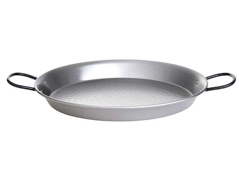 PaellaWorld International Paella World Gastro-Catering-Grill Comfort Line-Set 5, Pfanne 80cm, 3-Ring-Brenner 60cm, 27,4 kW, Dreibein-Ständer