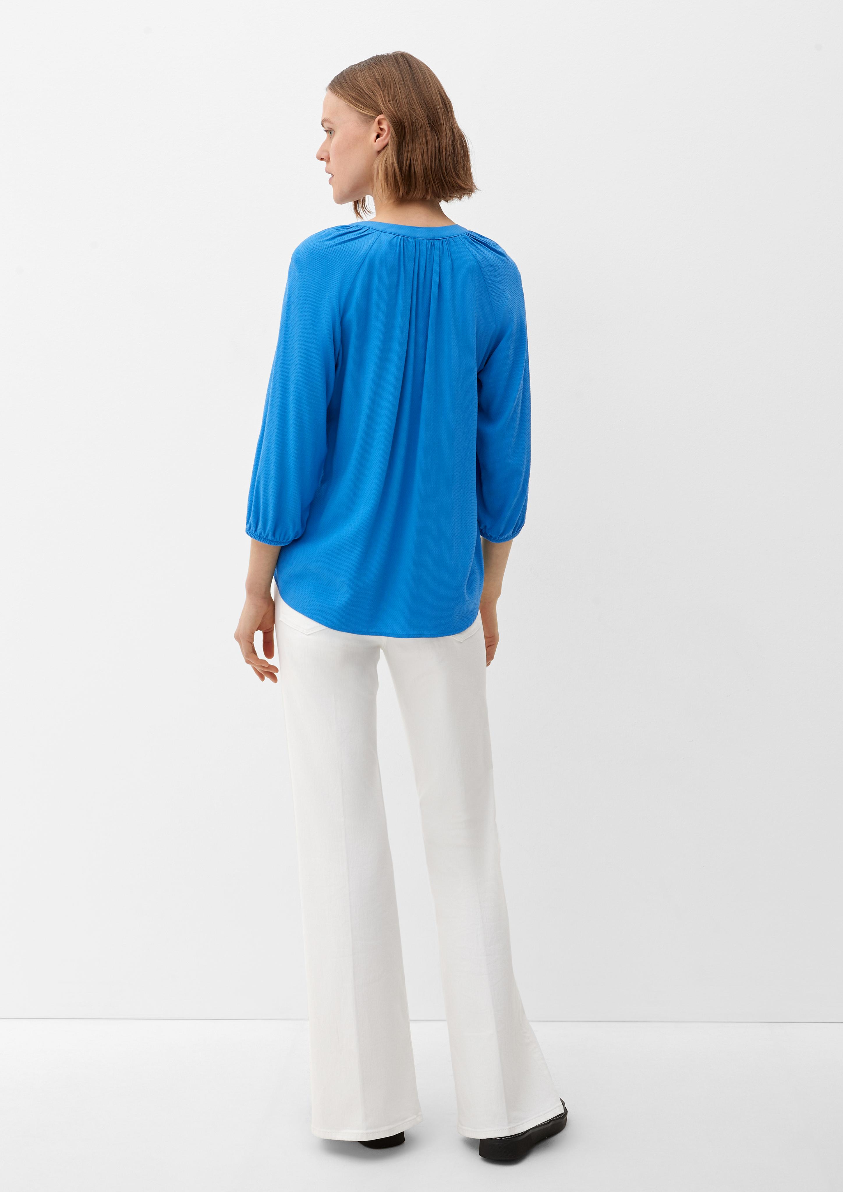 Viskosebluse mit Tunika-Ausschnitt  2128374-5520