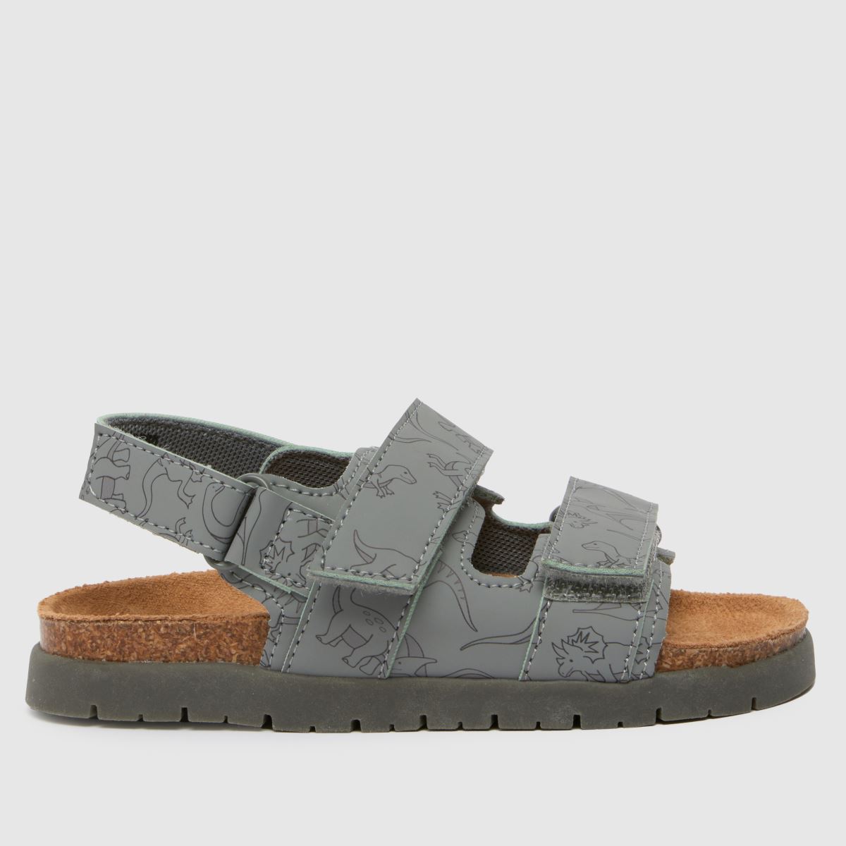 Schuh grå multifärgade Lorenzo-sandaler för småbarn